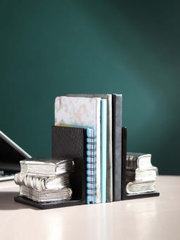 De Maison Decor - Silver Solid Metal Bookend