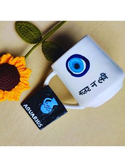 TheYUGO - White Nature Ceramic Mug And Magnet