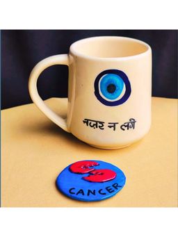 TheYUGO - White Nature Ceramic Mug And Magnet