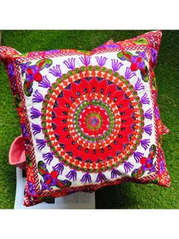 TheYUGO - Multi-Color Geometric Cotton Cushion Covers (Pack of 2)