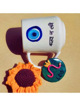 TheYUGO - White Nature Ceramic Mug And Magnet