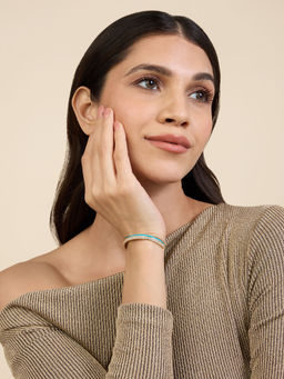 Isharya - Azure Disco Cuff Bracelet 18Kt Gold Plated