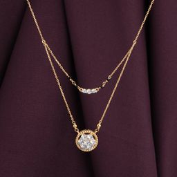 Palmonas - 925 Sterling Silver Double layred pendant mangalsutra for Womens