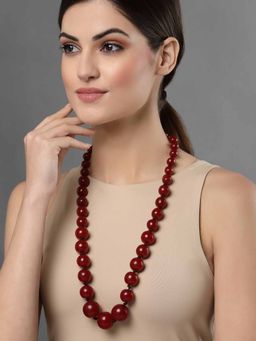 Vogue Panash - Red Statement Necklace