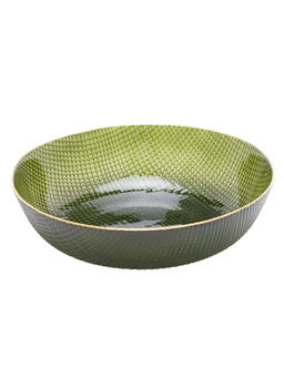 Pure Home + Living - Emerald Green Fizz Serving Bowl