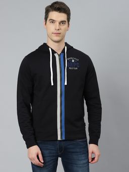 Beverly Hills Polo Club - Parallel Divide Black Hoodie Jacket