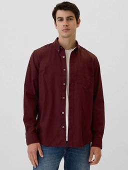 GAP - Men's Solid Regular Fit Shirt