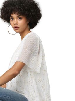 ONLY - Women Printed White Top