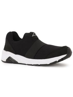 Bata - Textured Black Mesh Casual Shoes
