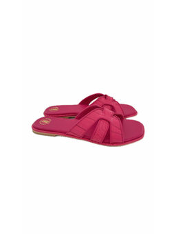 PREET KAUR - Women Pink Textured Flats