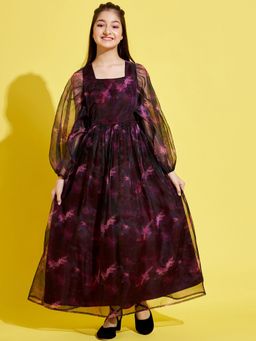 Cherry & Jerry - Girls Black Maxi Dress