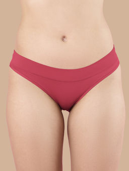 Nykd by Nykaa - Way Stretch Bikini Panty-Nyp341-Brick red