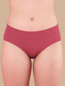 Nykd by Nykaa - Super 4 Way Stretch Hipster Panty-NYP342-Brick Red