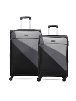 CARRIALL - Vista Black Large & Medium Combo Set of 2 Luggage Bag