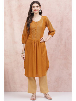 Rangriti - Mustard Embellished Kurtas