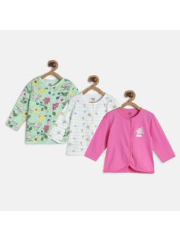 MINI KLUB - Baby Girls Multi Front Open Vest (Set of 3)