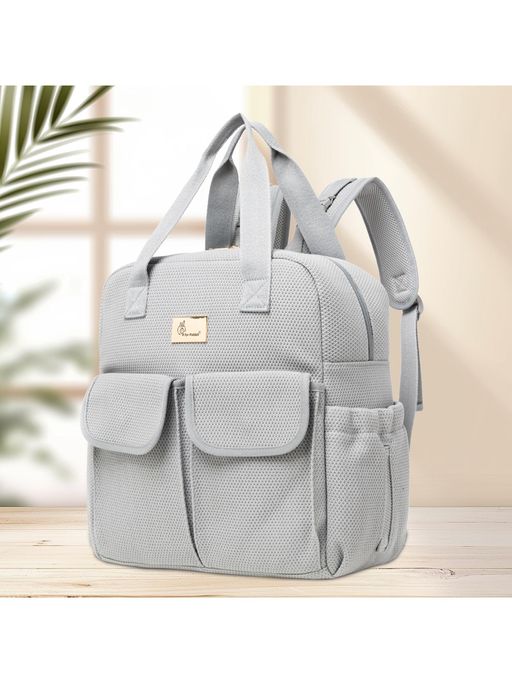 R for Rabbit Caramello Breezy Diaper Bag Grey