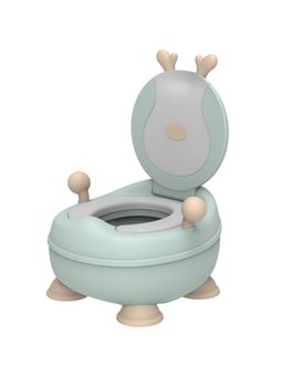 Polka Tots - Swoosh Whoosh Fawn Design Green Potty Training Toilet Seat Baby Boys