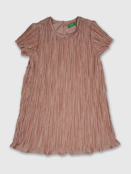 United Colors of Benetton - Pleated Dresses- Brown