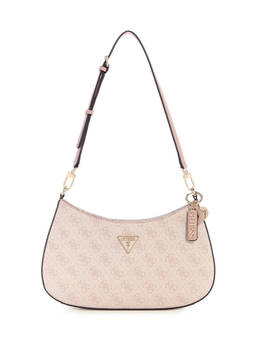 Guess - Orchid Logo Monogram Polyurethane Noelle Top Zip Handbag
