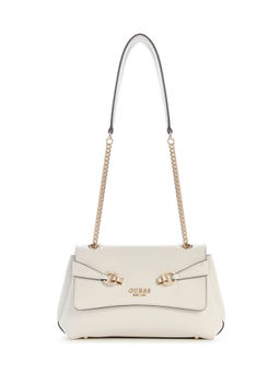 Guess - Bone Solid Polyurethane Lorelei Convertible Handbag