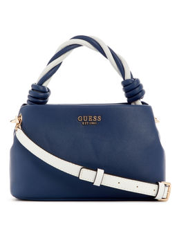 Guess - Navy Blue Solid Polyurethane Cruise Vibe Top Handle Sling Bag