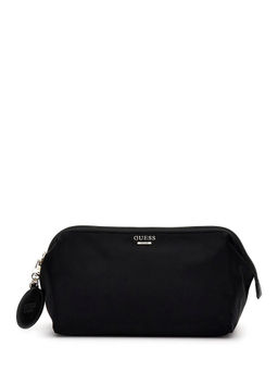 Guess - Black Solid Nylon Follie Pouch (L)