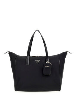 Guess - Black Solid Nylon Follie Carryon Tote Bag (L)