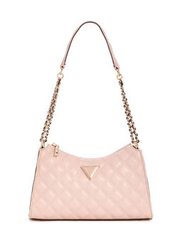 Guess - Peony Quilted Polyurethane Giully Top Zip Handbag