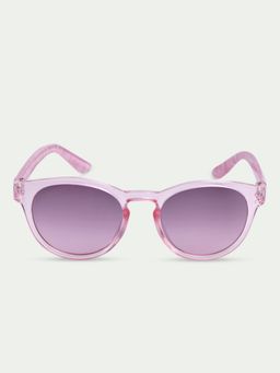 DukieKooky - Unisex Kids Purple Lens Pink Wayfarer Sunglasses DKSG321F Pink