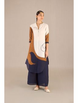 AMPM - Multi Colour Kara Kurta And Palazzo (Set of 2)