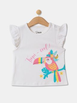 R&B - Printed Regular Girls Top
