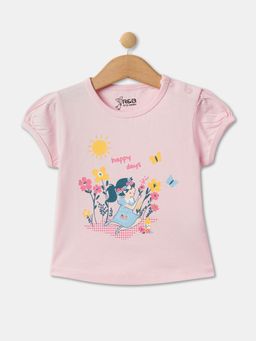 R&B - Printed Regular Girls Top