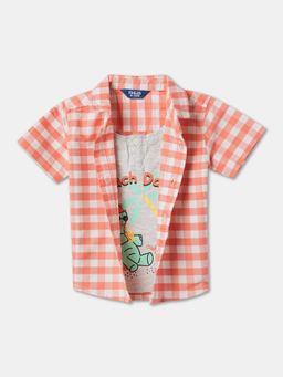 R&B - Checks Relaxed Boys Shirt