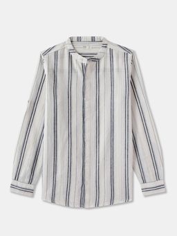 R&B - Vertical Stripes Relaxed Boys Shirt