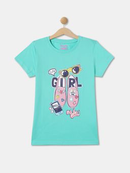 R&B - Printed Relaxed Girls T-Shirt