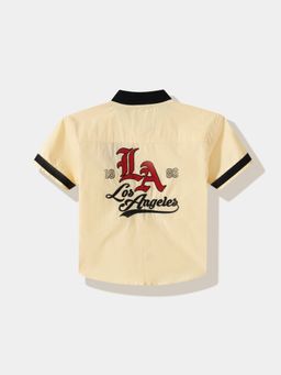 R&B - Embroidery Relaxed Boys Shirt
