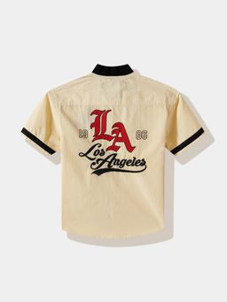 R&B - Embroidered Relaxed Boys Shirt