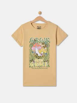 R&B - Printed Regular Girls T-Shirt
