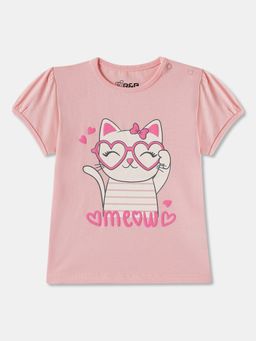 R&B - Printed Regular Girls T-Shirt