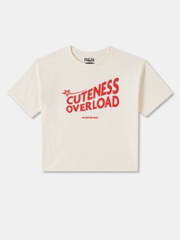 R&B - Printed Regular Girls T-Shirt