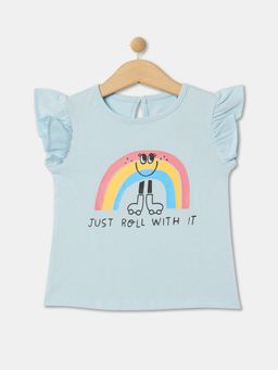 R&B - Printed Regular Girls Top