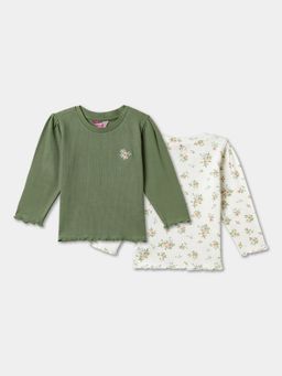 R&B - Floral Regular Girls Tops