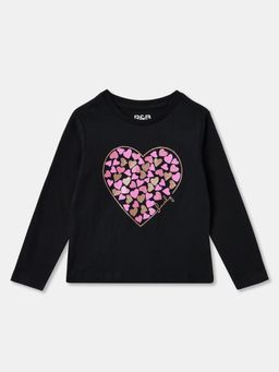 R&B - Printed Regular Girls T-Shirt