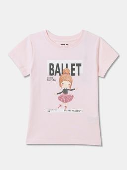 R&B - Printed Regular Girls T-Shirt