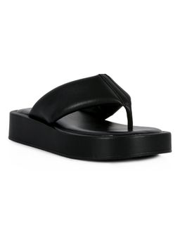 London Rag - Solid Black Heels