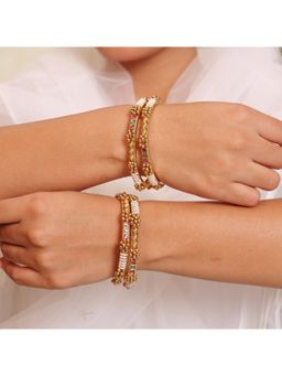 Prestones - Malligai Temple Multicolor Bangles