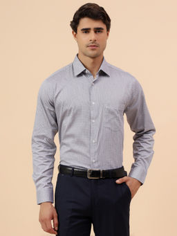 Cantabil - Men Grey Printed Regular Fit Formal Shirt