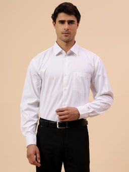 Cantabil - Men White Regular Fit Formal Shirt
