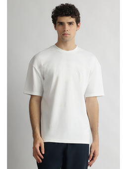 Reebok - Men White Typography T-Shirt